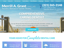 Tablet Screenshot of drmerrillgrant.com